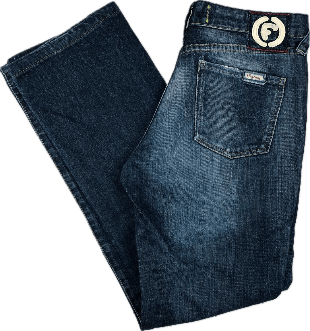 Firetrap Patch 'Slink Plus' Jeans - Size 27 - Jean Pool