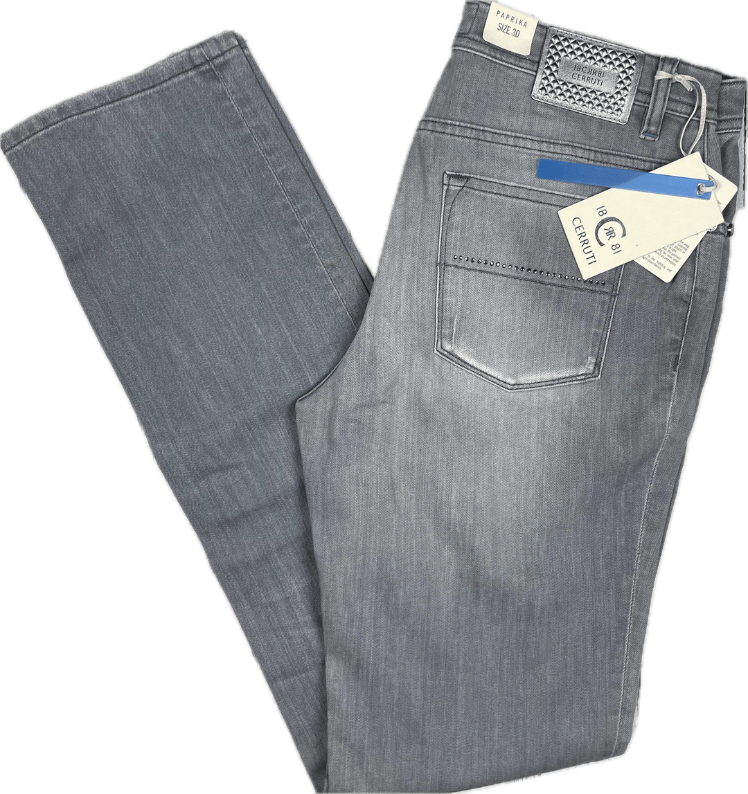 NWT- Cerruti 1881 Italian Stretch Denim 'Paprika' Jeans - Size 30 - Jean Pool