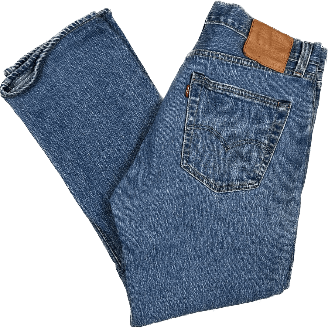 Levis 501 Mens Classic Button Fly Jeans -Size 32 - Jean Pool