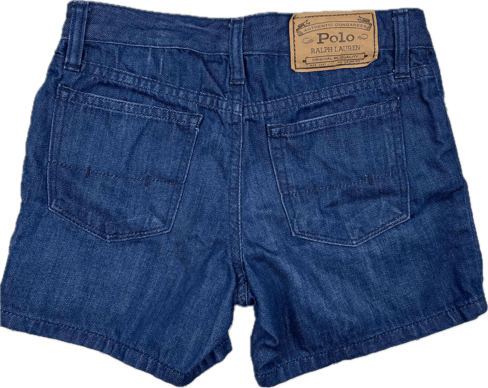 Polo by Ralph Lauren Classic Denim Shorts - Size 8Y - Jean Pool