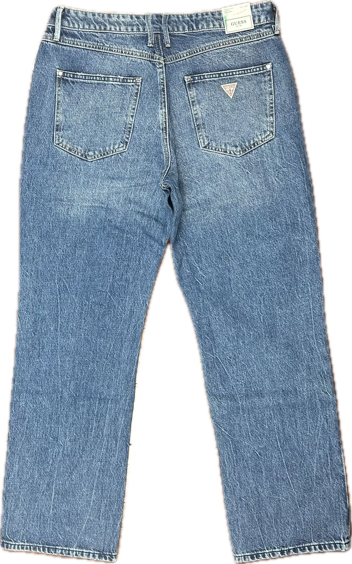 NWT- Guess Denim 'Straight High' 1981 Jeans -Size 31