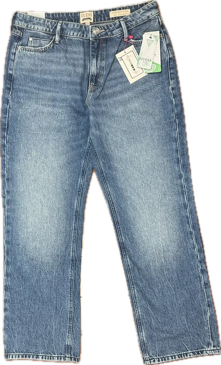 NWT- Guess Denim 'Straight High' 1981 Jeans -Size 31