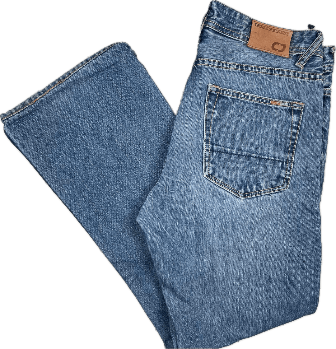 Castro Jeans by Hugo Boss Mens 'David' Antique Wash Jeans Size