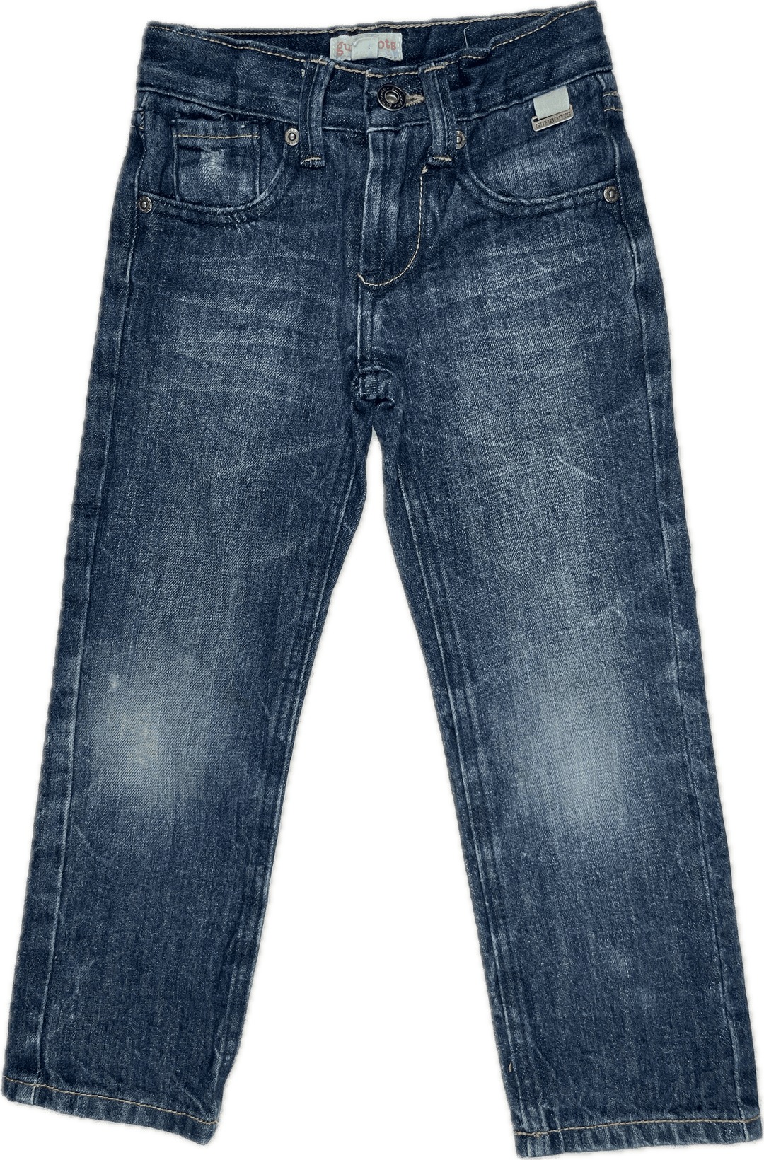 Gumboots Boys Straight Leg Distressed Denim Jeans - Size 4/5 - Jean Pool