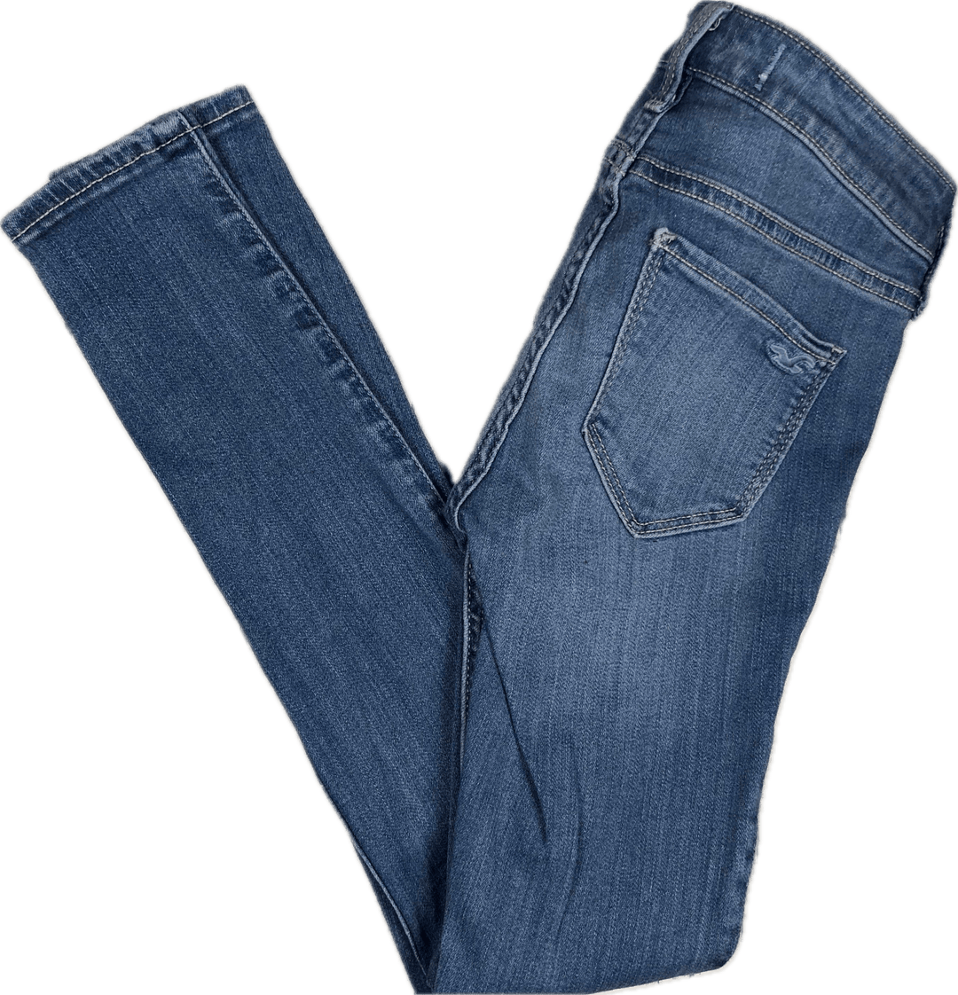 Hollister 'Low Rise Jean Jegging' Vintage Wash Jeans - Size 23/26 - Jean Pool