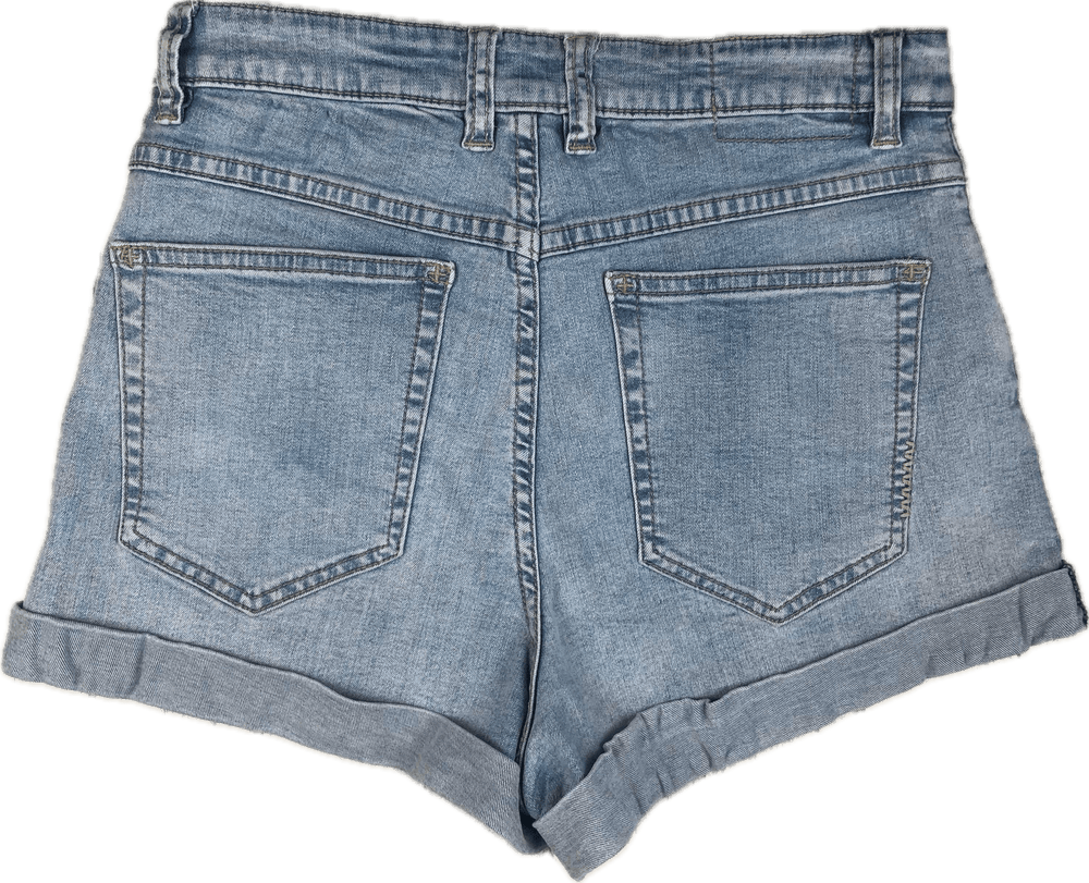 Ladies NEUW High Rise Denim Shorts - Size 28" or 10AU - Jean Pool
