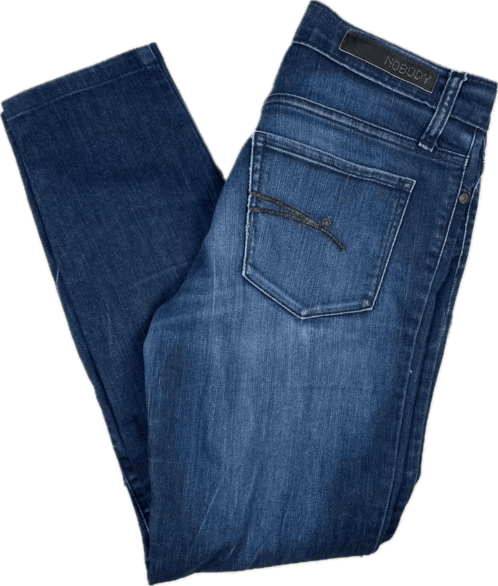 NOBODY Dark Wash Skinny Tapered Leg Jeans- Size 26 Short - Jean Pool