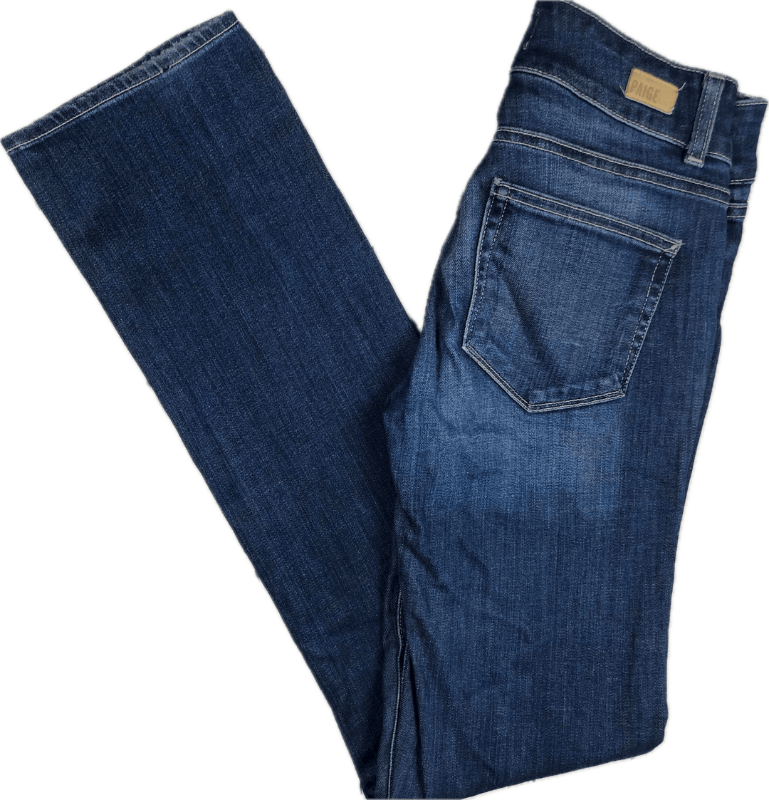 Paige Denim 'Hidden Hills' Straight Leg Stretch Jeans- Size 27 - Jean Pool