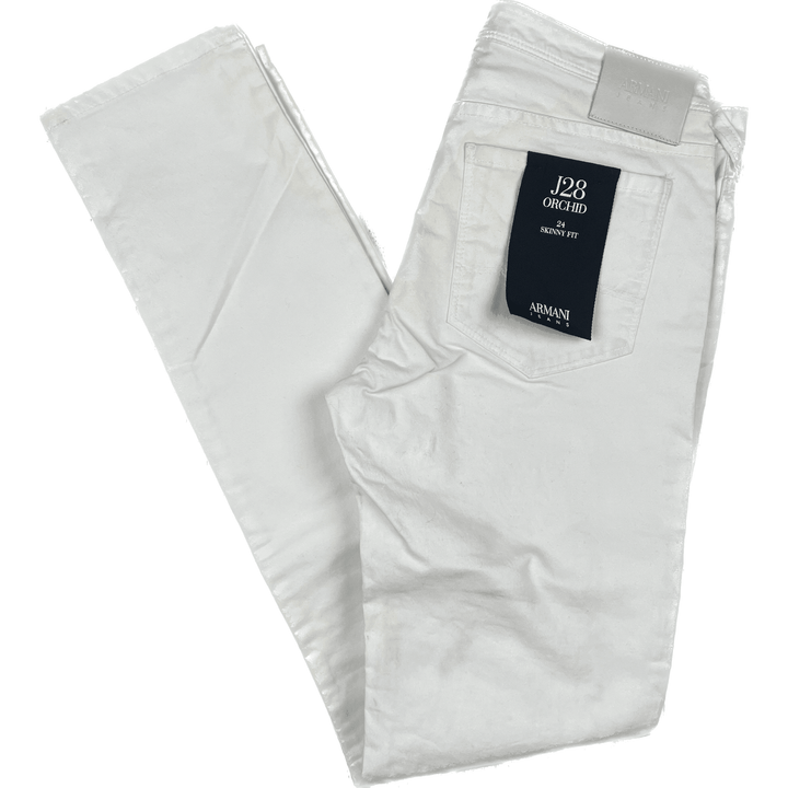 Armani white jeans ladies online