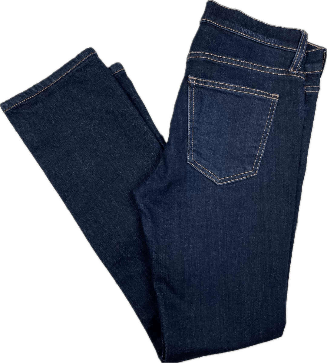 Current/Elliot 'The Straight Leg' Dark Wash Jeans- Size 27 - Jean Pool