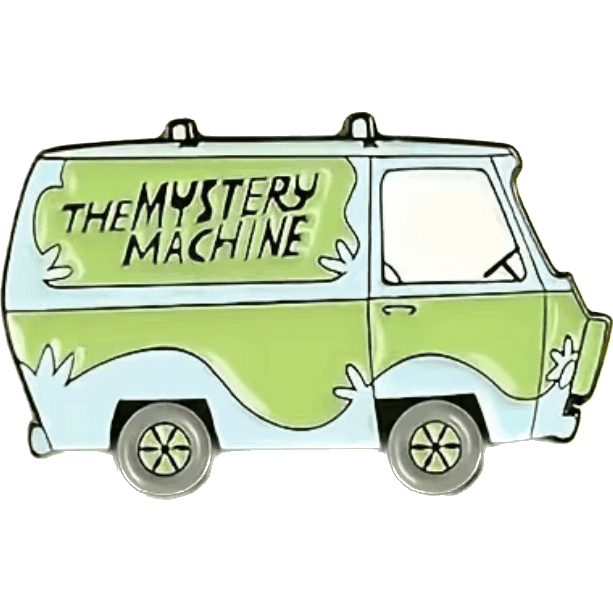 Mystery Machine - 70s Enamel Pin - Jean Pool