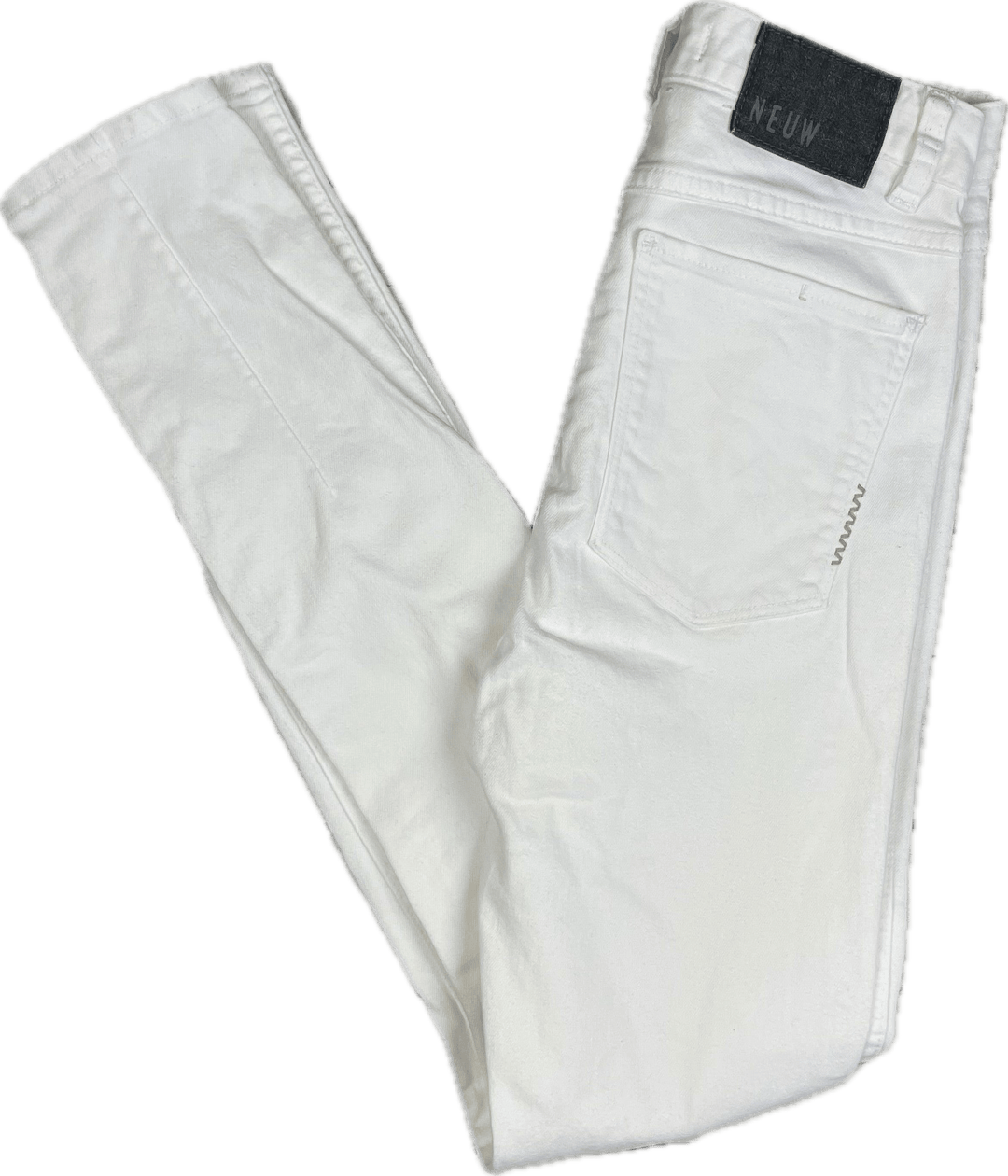 NEUW 'Marilyn' High Skinny White Stretch Jeans - Size 24 or 6 AU - Jean Pool