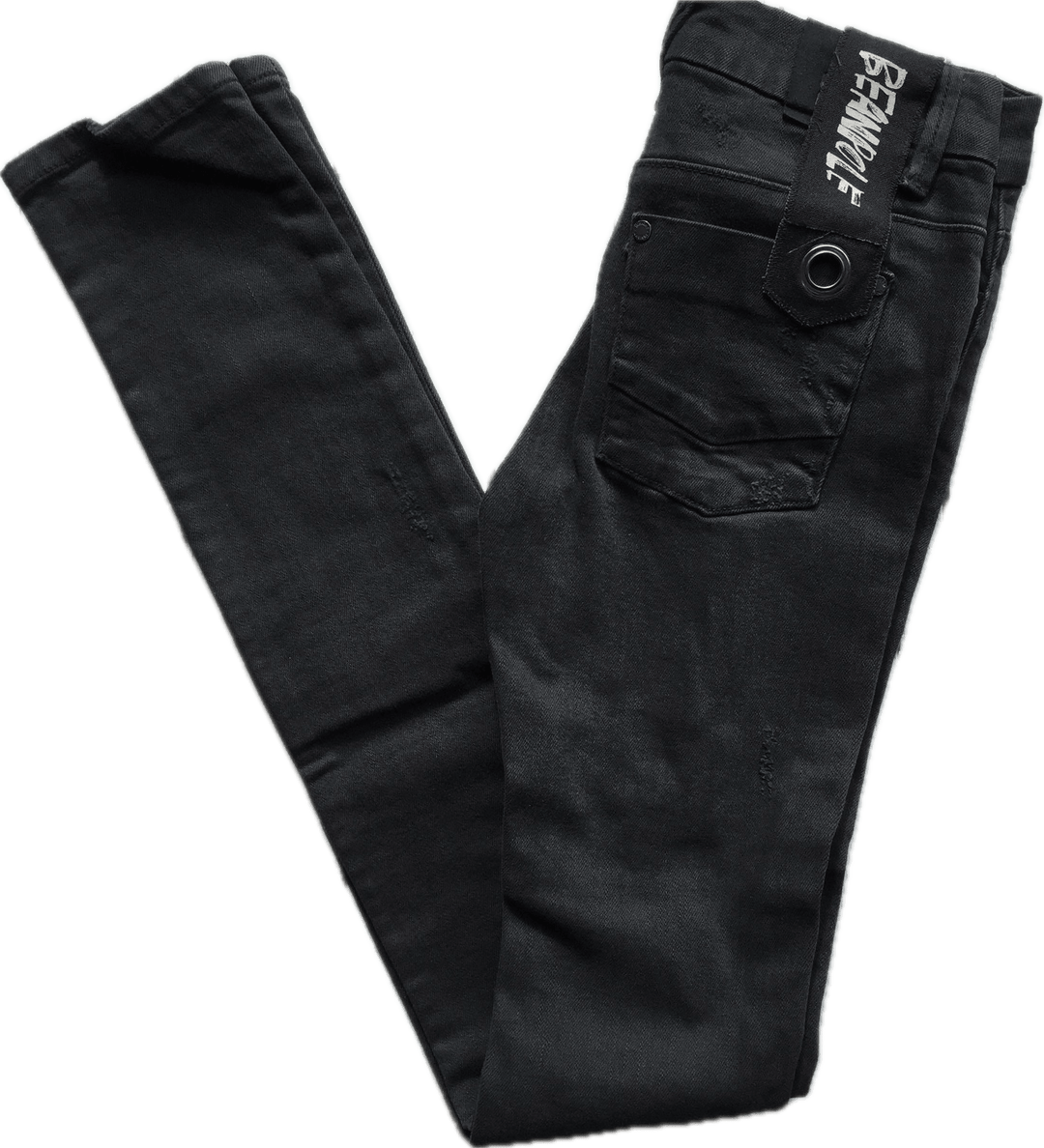 NWT - Insight Black Super Skinny 'Beanpole' Jeans- Size 24" - Jean Pool