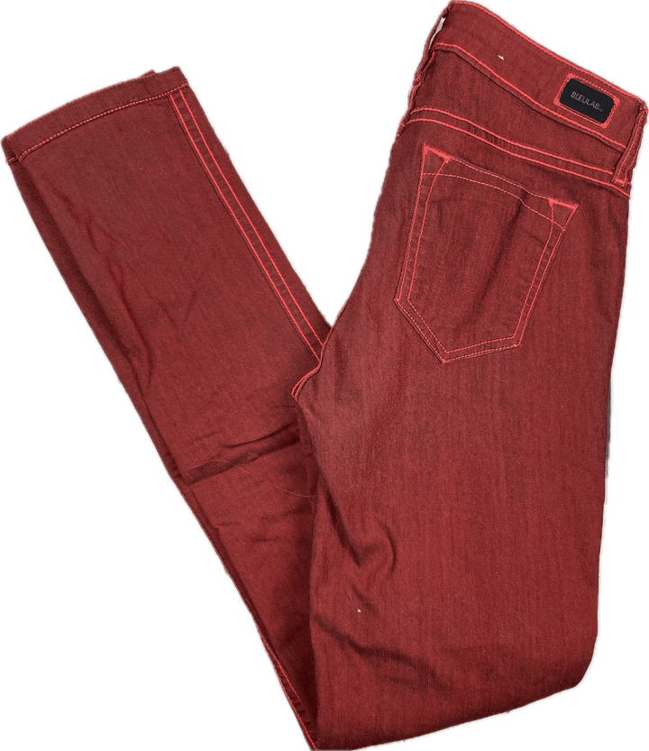 Bleulab USA ‘Detour Leggings’ Fully Reversible Red Skinny Jeans -Size 25 - Jean Pool