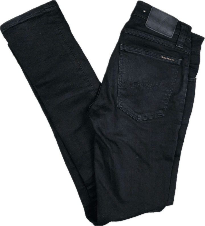 Nudie Jeans Co. 'Tight Long John' Black Jeans- Size 25/32 - Jean Pool