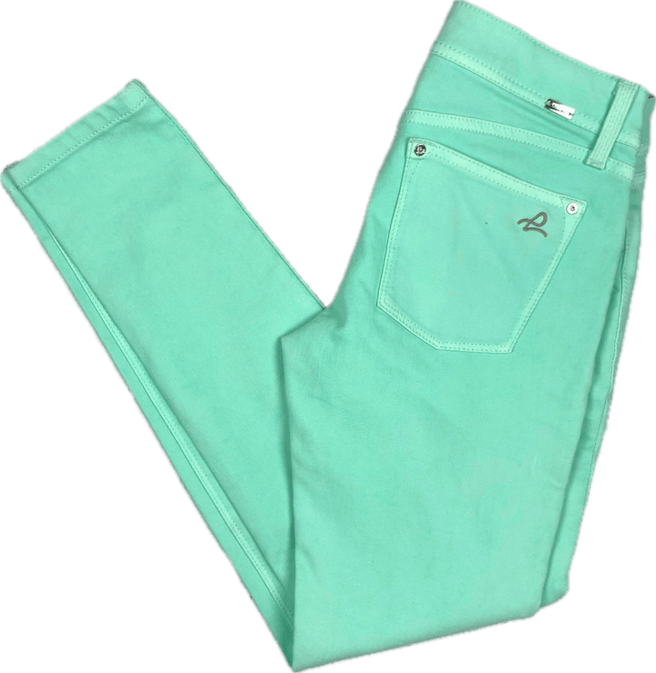 DL1961 'Emma' Stretch Lime Green Skinny Jeans -Size 25" / 7AU - Jean Pool