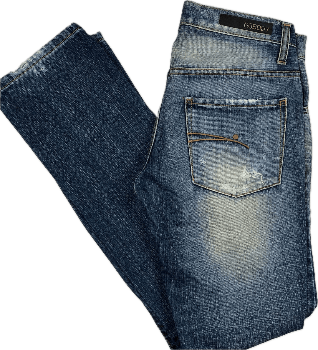 NOBODY Distressed Ripped Jeans- Size 25 - Jean Pool