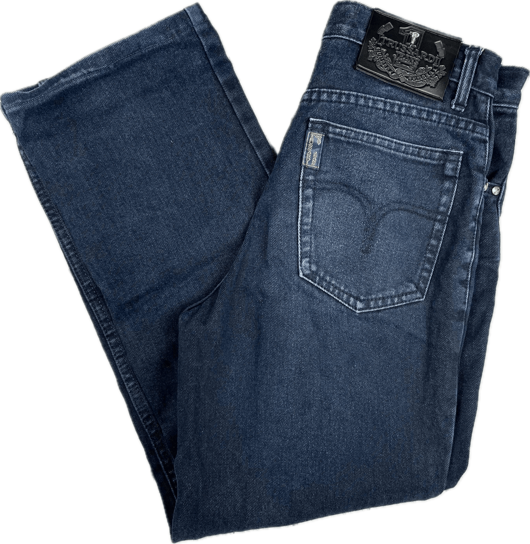 Trussardi Jeans - Vintage Italian Made High Rise Crop Jeans -Size 29 Suit 8/9AU - Jean Pool