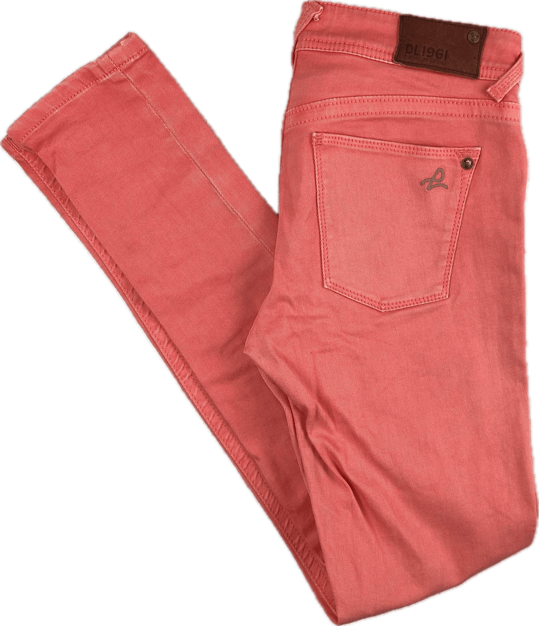 DL1961 'Amanda' Stretch Coral Skinny Jeans -Size 26 - Jean Pool