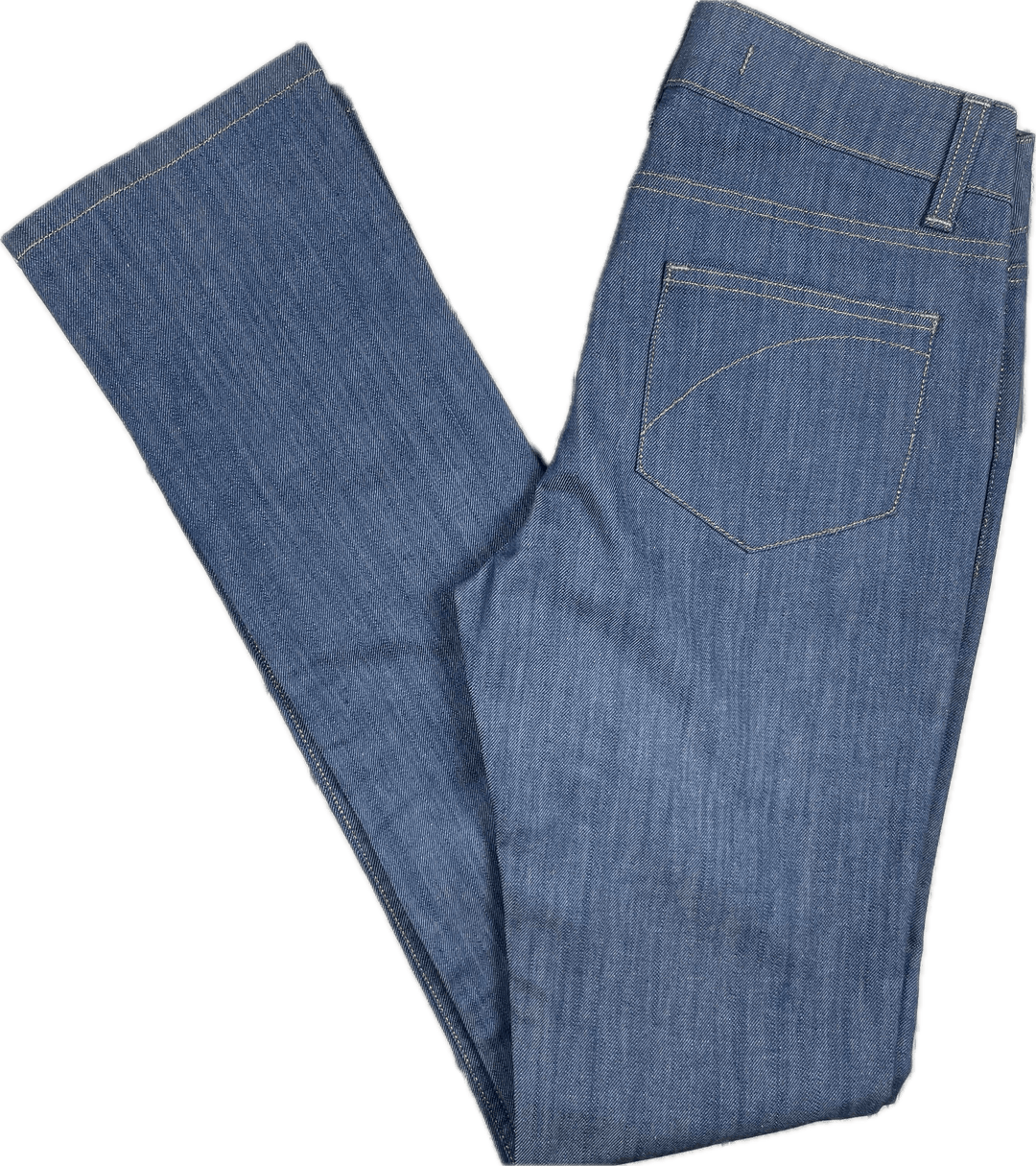 Superfine Cigarette Leg Slim Fit Italian Jeans -Size 27 - Jean Pool