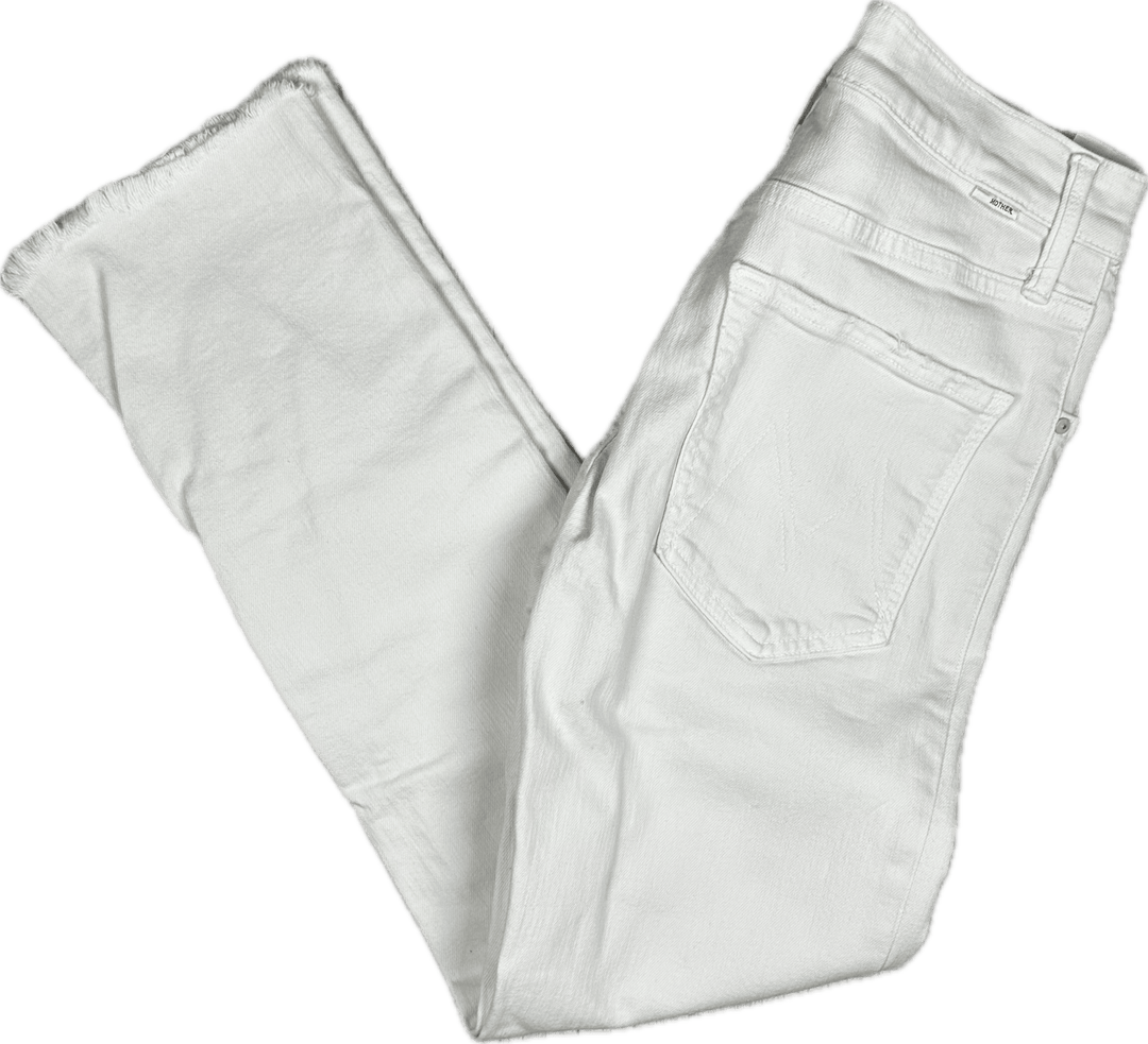 Mother 'The Tomcat Ankle' in Cream Puffs Jeans - Size 26