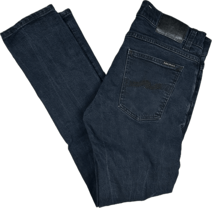 Nudie Jeans Co. 'Tight Terry' Rumbling Black Stretch Jeans - Size 32