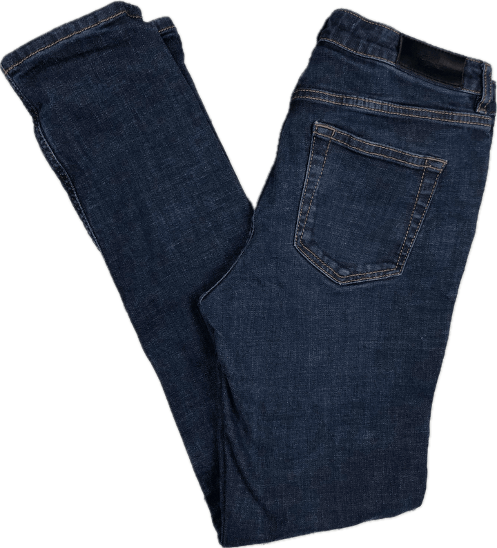 Ladies Lacoste Slim Straight Stretch Denim Jeans - Size 28 - Jean Pool