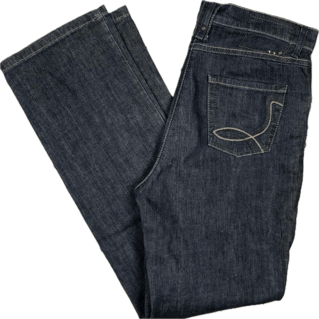 Jewelled Bonita Jeans Straight Leg Jewelled Jeans -Size 38 Euro /10AU - Jean Pool