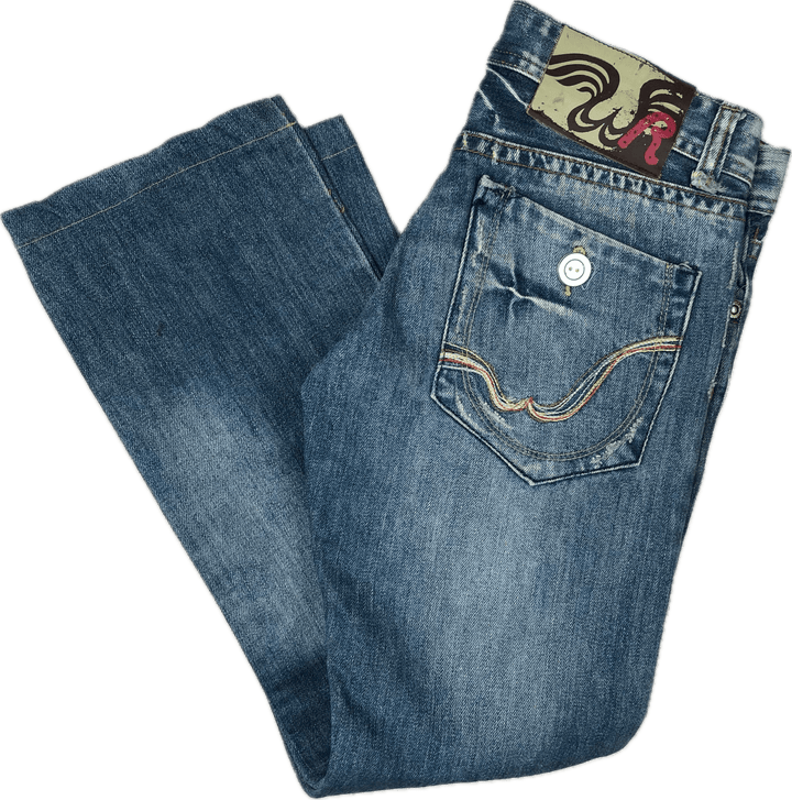 Replay Ladies Distressed Denim 'Marcello' Jeans- Size 28 Short - Jean Pool