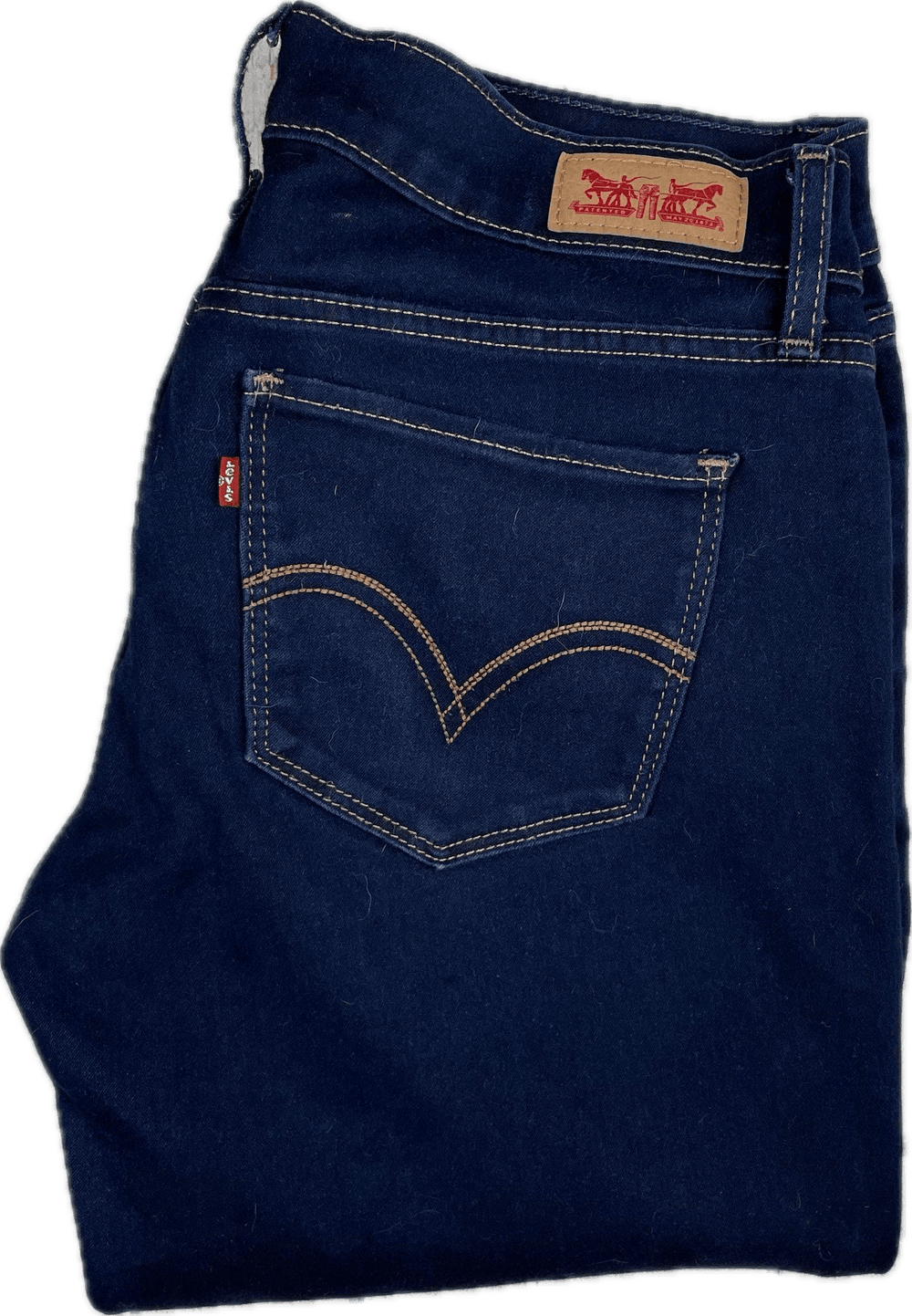 Levis 524 Dark Wash Skinny Jeans- Size 29" - Jean Pool