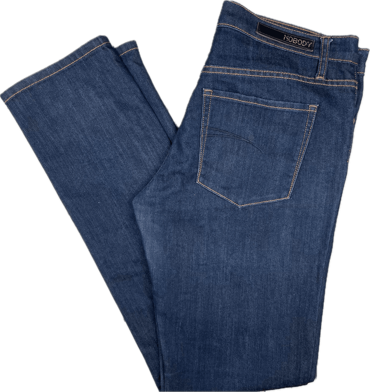 NOBODY Dark Wash Mid Rise Slim Fit Jeans- Size 30 - Jean Pool