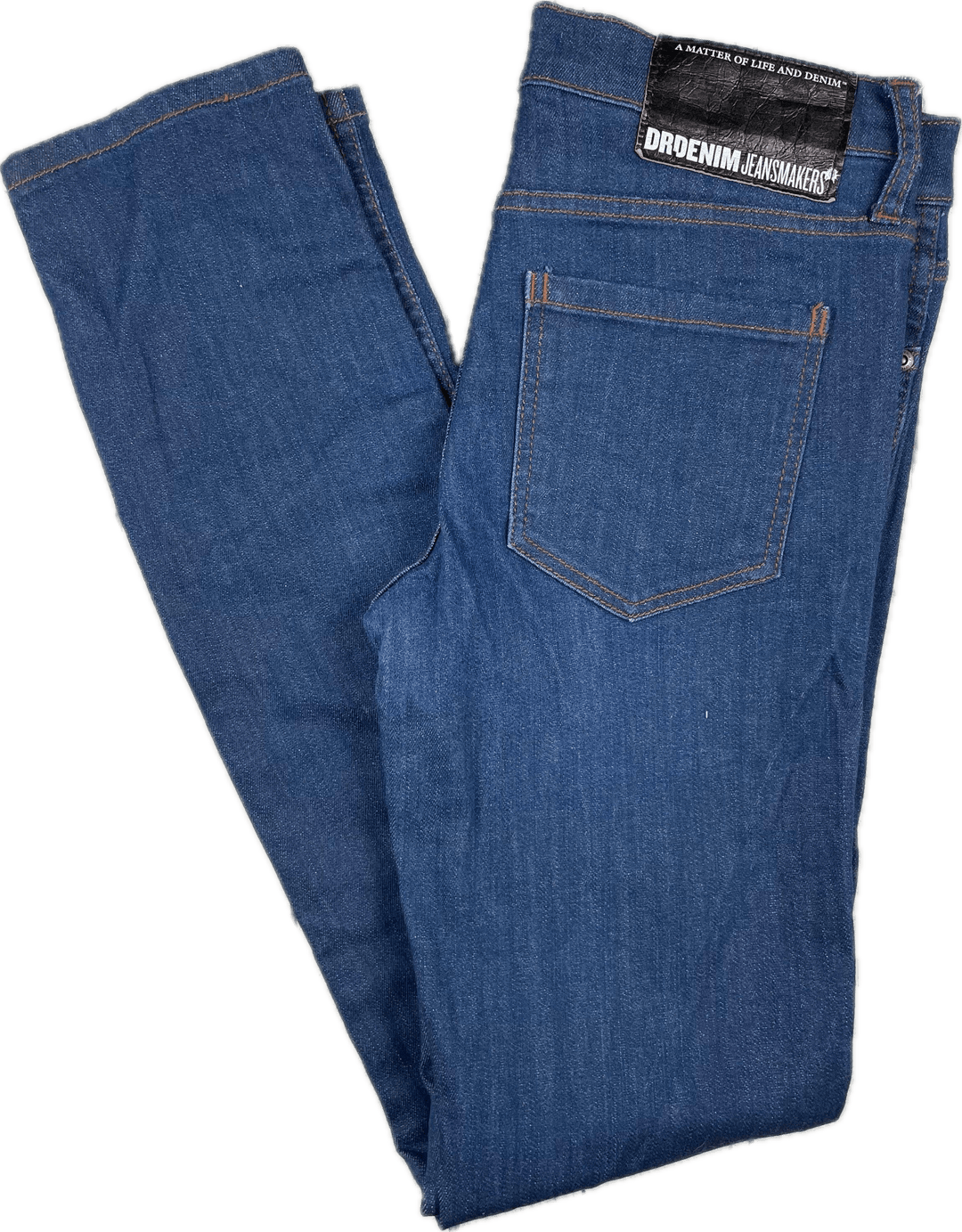 Dr Denim Mid Rise Slim Straight Leg Stretch Jeans - Size 30/32 - Jean Pool