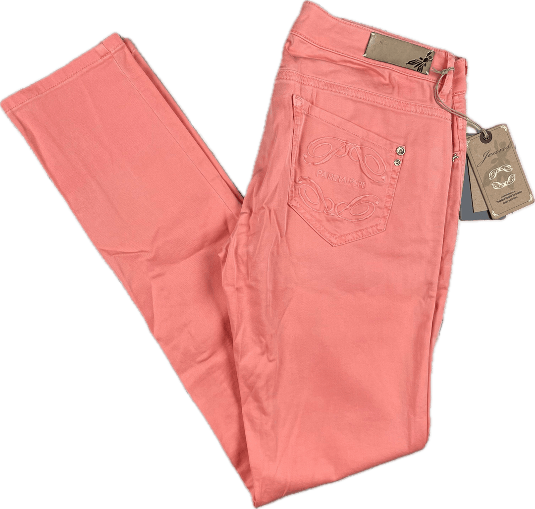 NWT - Patrizia Pepe Orange Blossom Legging Jeans- Size 30 - Jean Pool