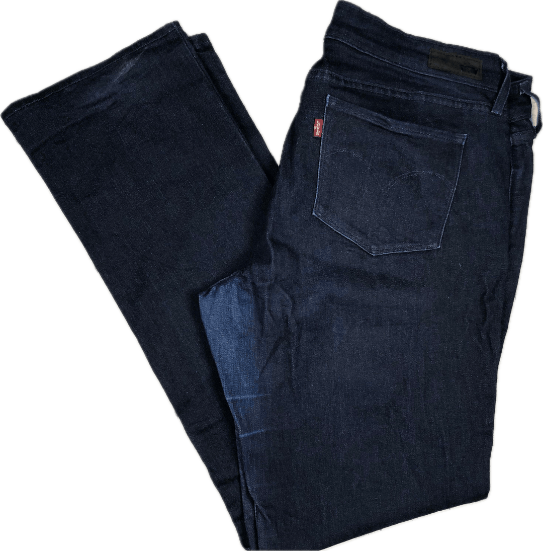 Levis Demi Curve Modern Rise Straight Jeans -Size 31 (13AU) - Jean Pool