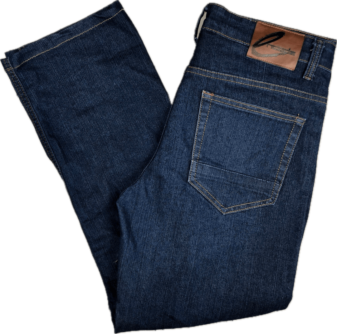 Ladies Encore Jeans 'Straight Cut' Denim Jeans -Size 34" or 16 - Jean Pool