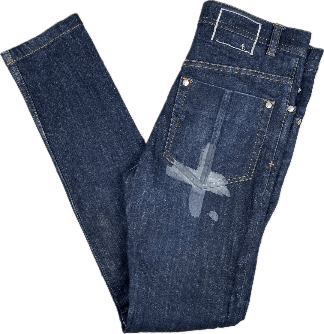 Federation + N.Z. Mens Skinny Fit Tapered Jeans- Size 30 - Jean Pool