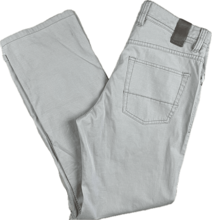 Bugatti Italian Regular Fit Grey Jeans -Size 30 Short - Jean Pool