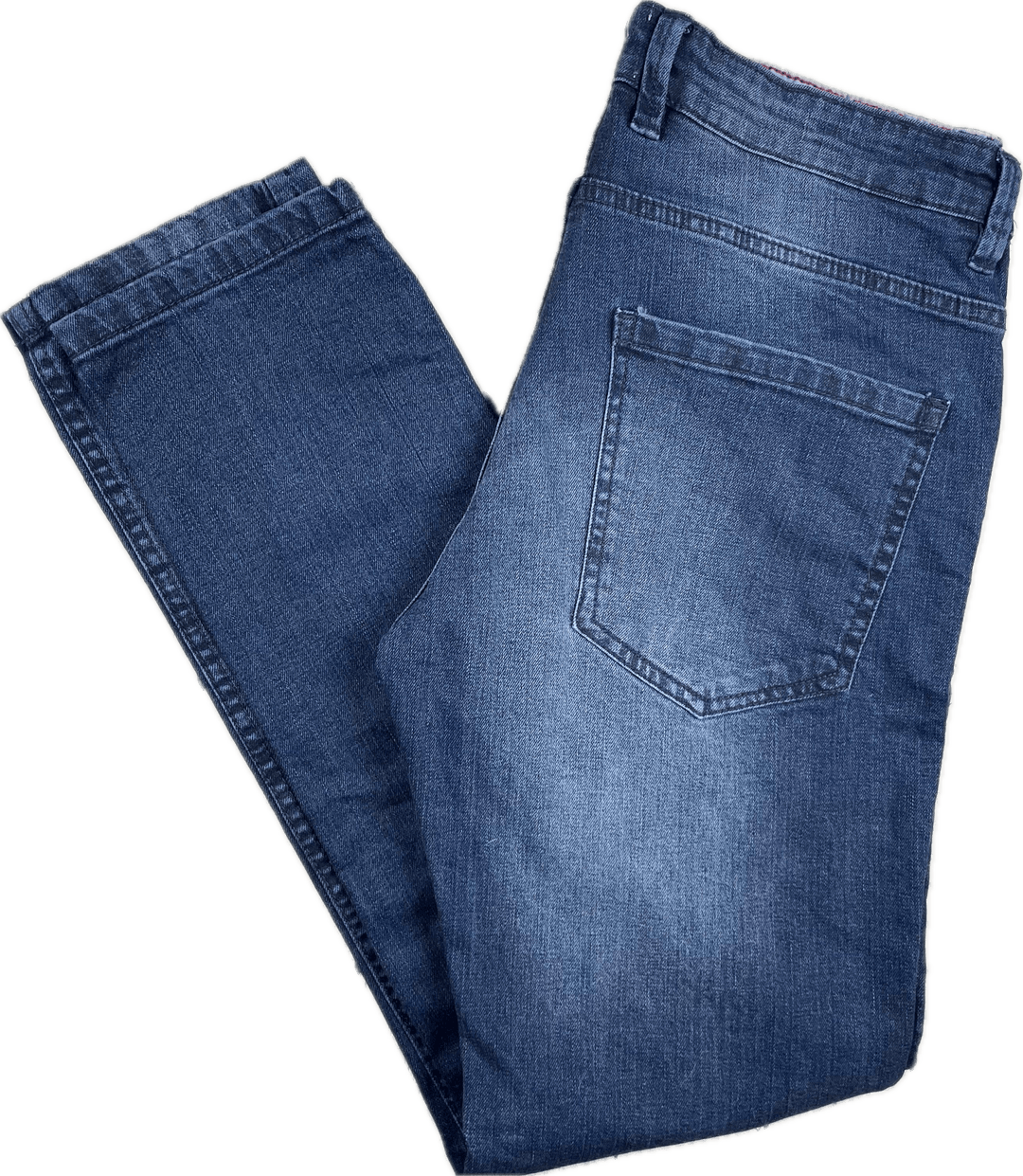 Piazza Italiaman Distressed Slim Fit Jeans - Size 46 It or 30" - Jean Pool