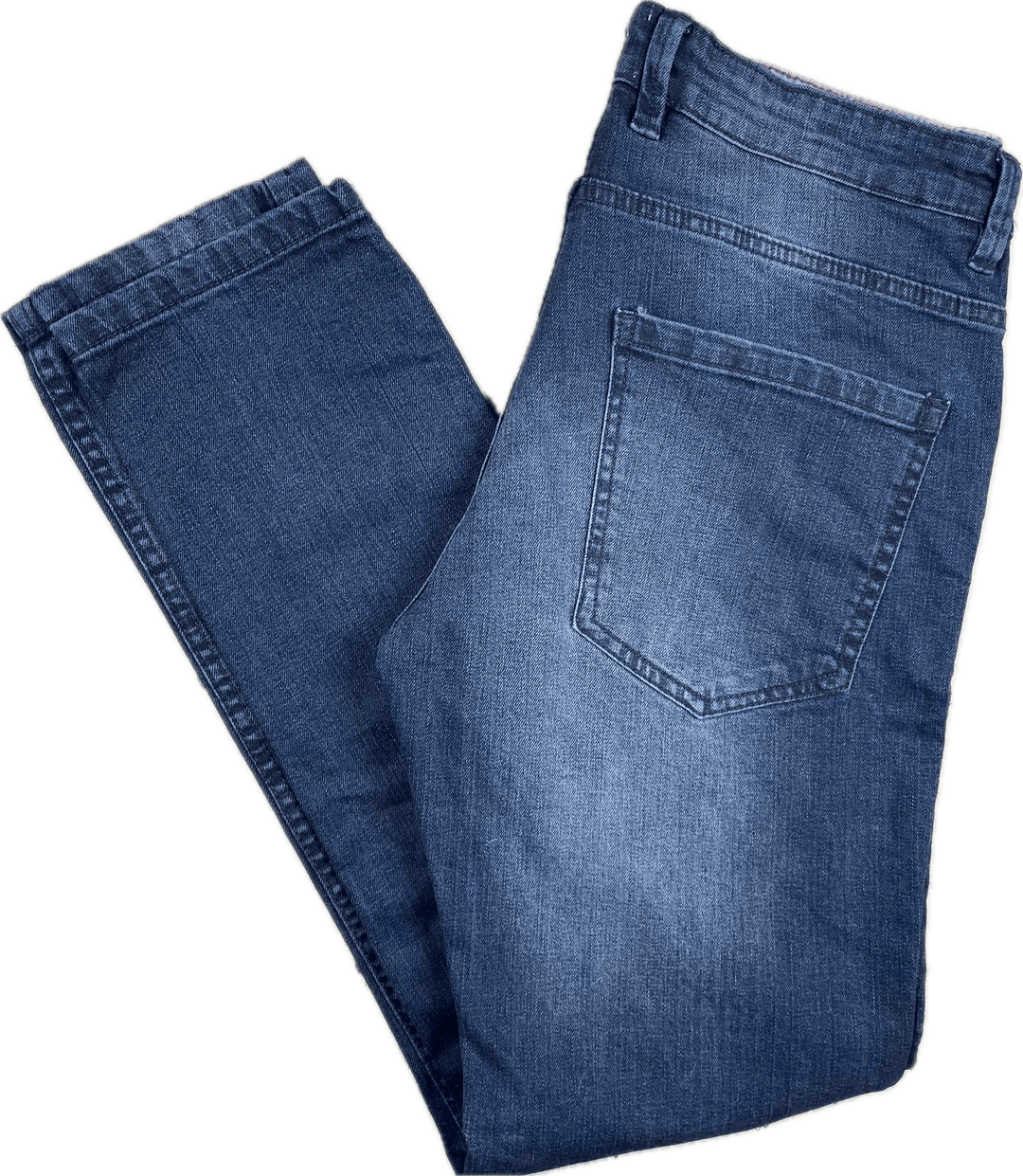 Piazza Italiaman Distressed Slim Fit Jeans - Size 46 It or 30" - Jean Pool