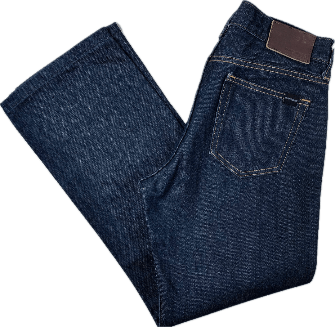 Quicksilver Mens Relaxed Fit Jeans - Size 30 Short - Jean Pool