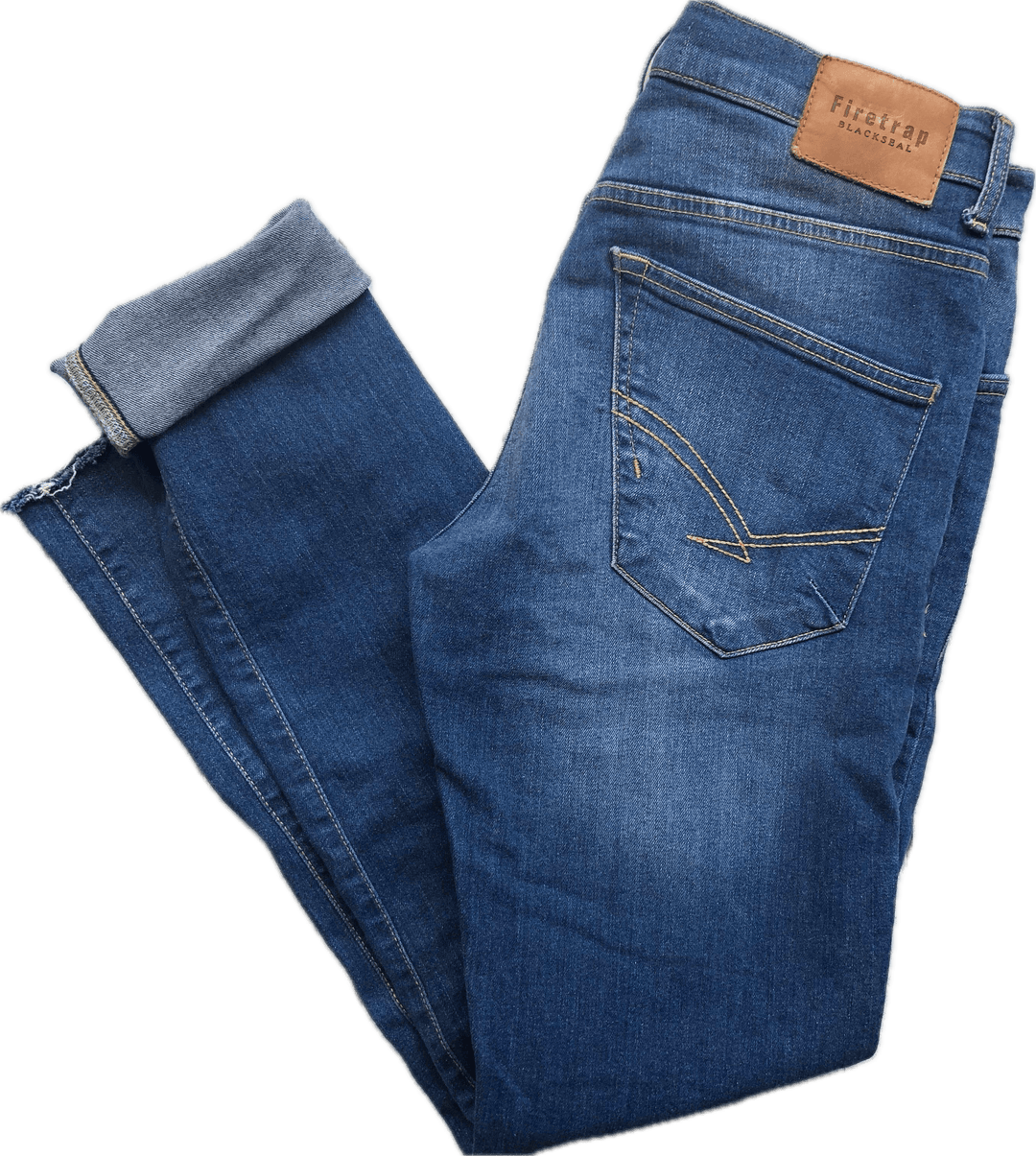 Firetrap Mens Denhoff Skinny Jeans - Size 30 - Jean Pool
