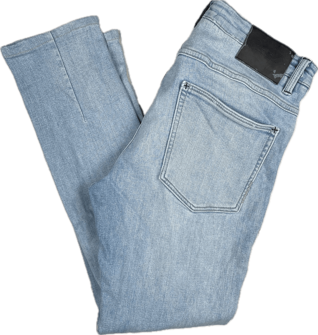 Mens NEUW 'Rebel Skinny' Busted Knee Stretch Jeans - Size 32 - Jean Pool
