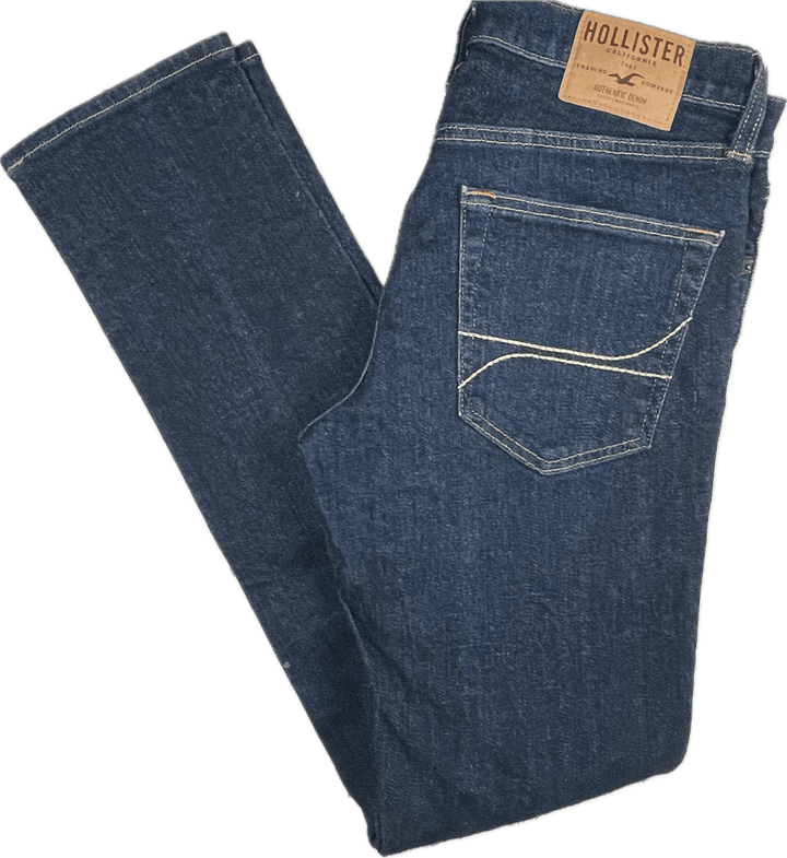 The Hollister 'Super Skinny' Taper Dark Wash Jeans - Size 32/32 - Jean Pool