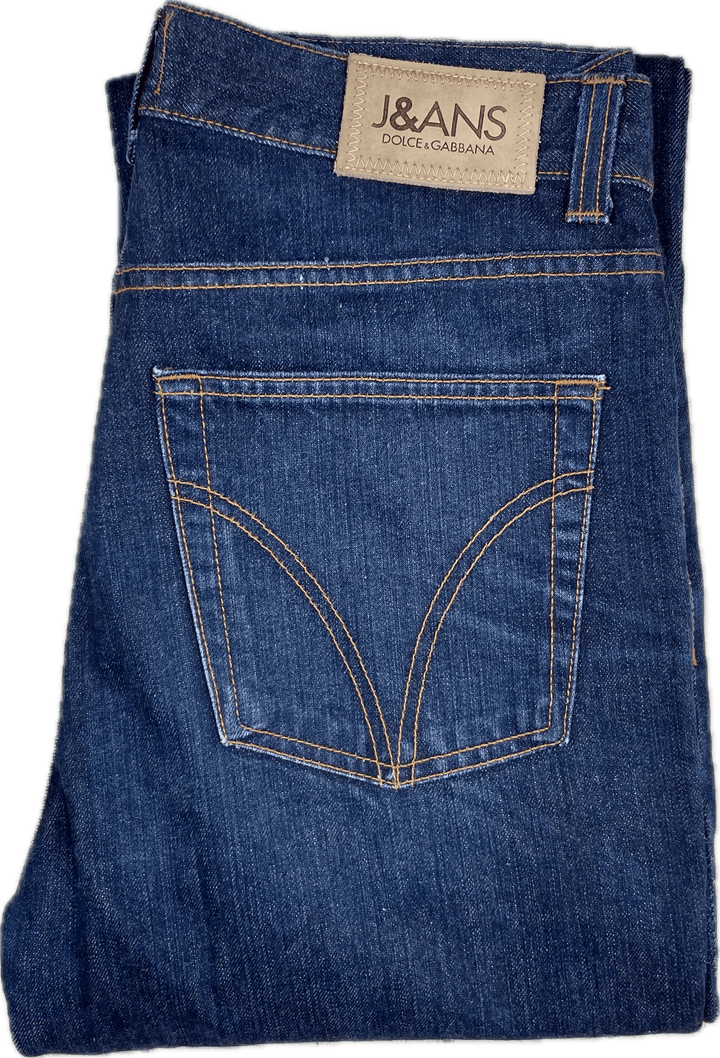 Dolce & Gabbana D&G Mens Straight Leg Jeans - Size 34/36 - Jean Pool