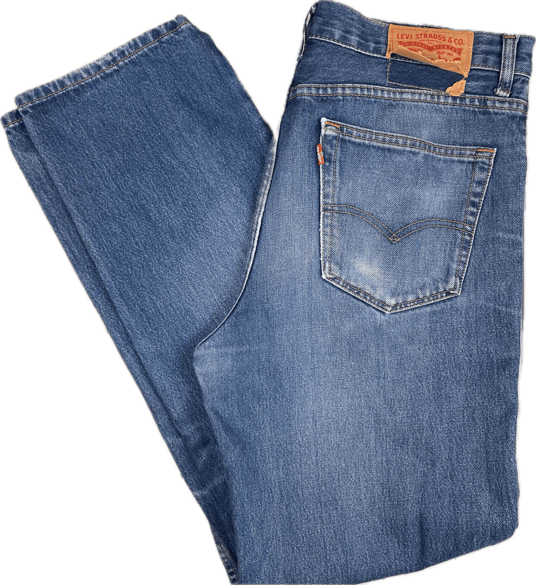 Levis Classic 504 Mens Straight Leg Jeans Size 36 34 Jean Pool