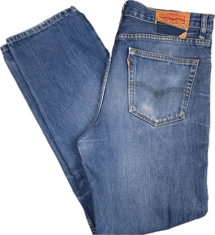 Levis Classic 504 Mens Straight Leg Jeans - Size 36/34 - Jean Pool