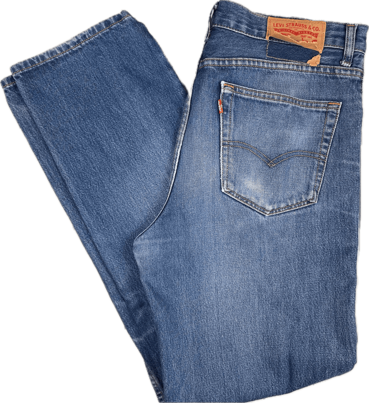 Levis Classic 504 Mens Straight Leg Jeans - Size 36/34 - Jean Pool