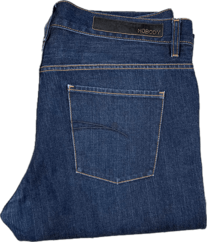 Dark Wash Easy Fit NOBODY Mens Jeans - Size 38 - Jean Pool