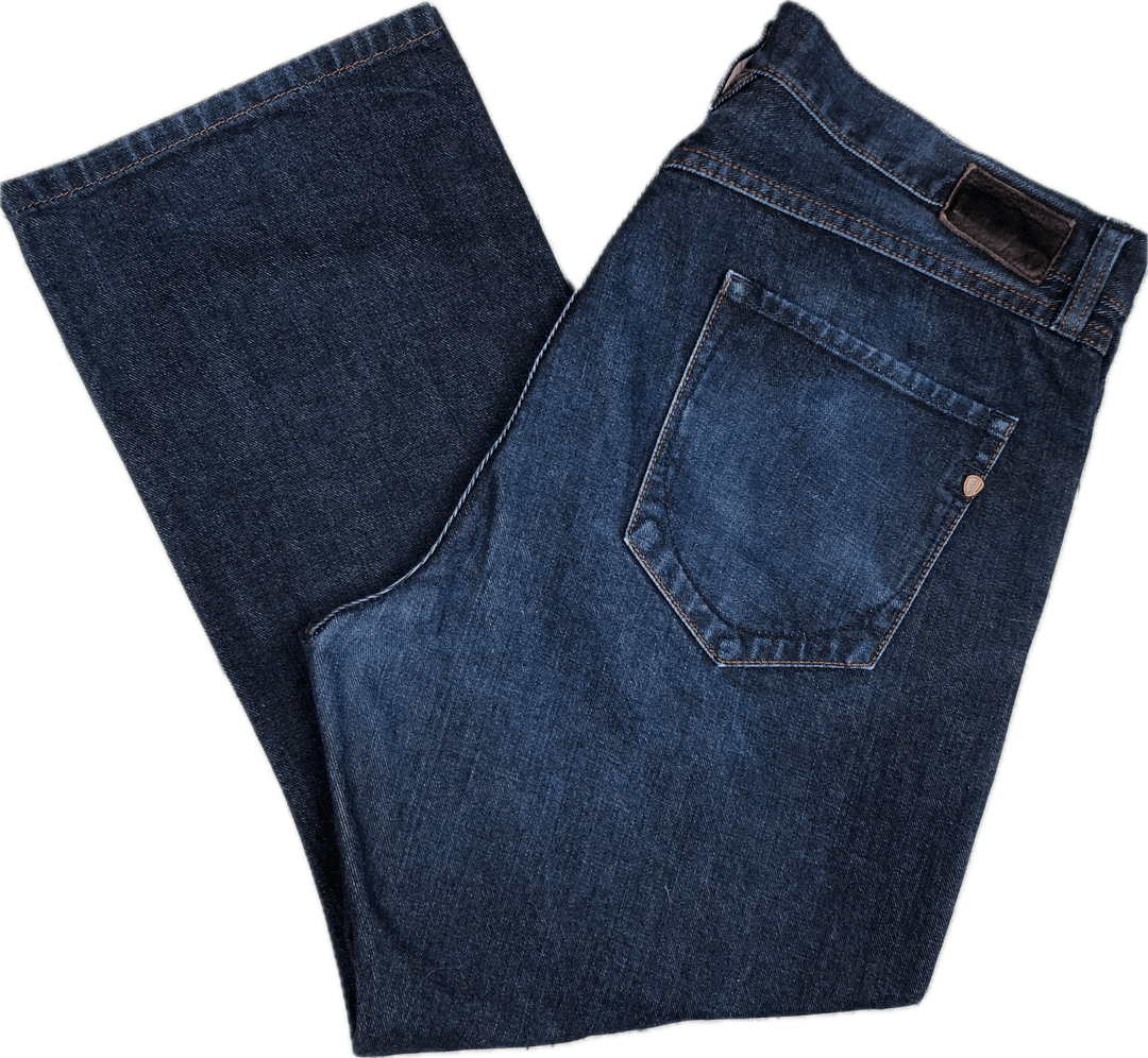 Ben Sherman Mens 'Hampstead' Straight Leg Jeans- Size 38 Short - Jean Pool