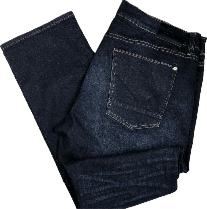 Hudson Mens 'Blake Slim' Dark Wash Stretch Jeans - Size 38 - Jean Pool